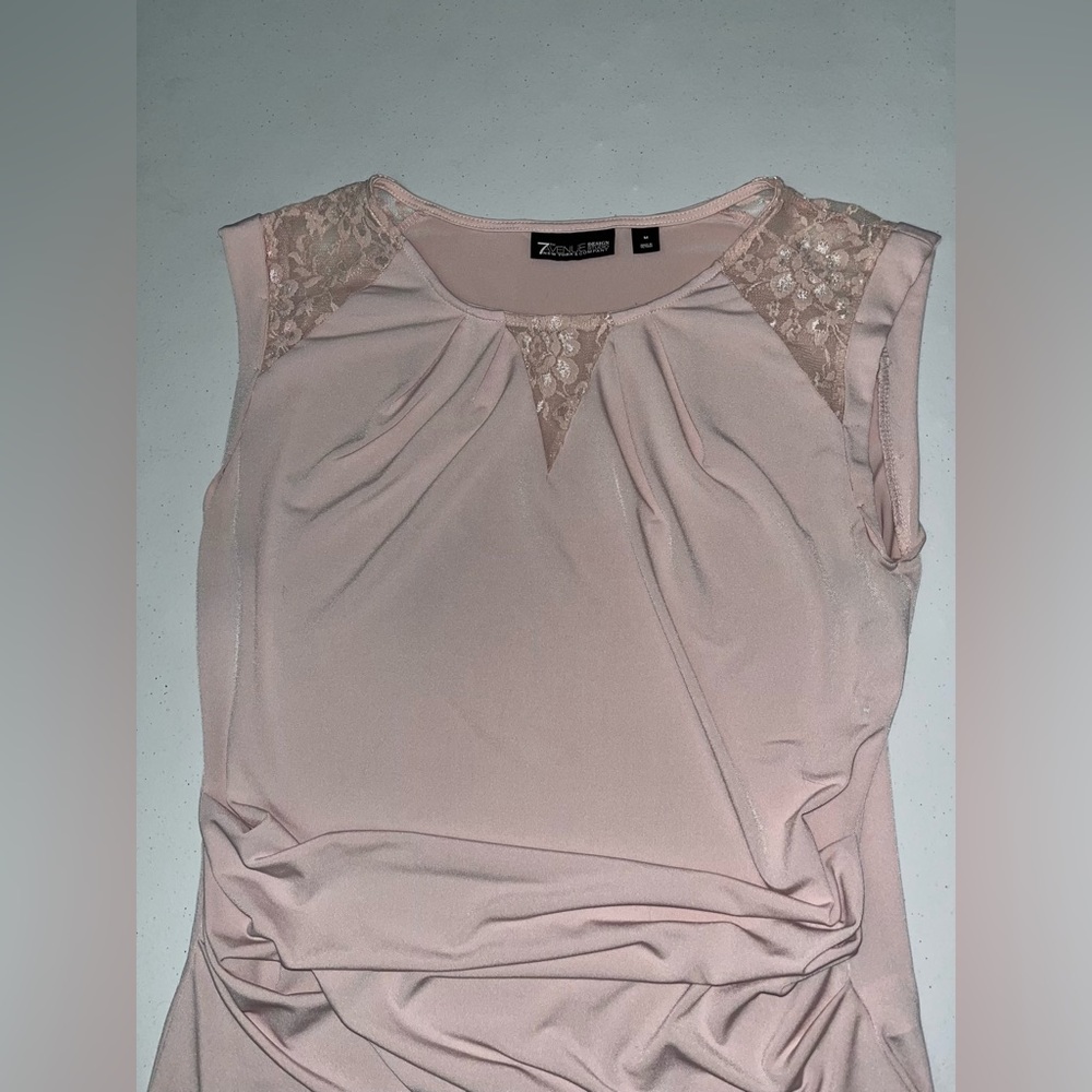 💙 7th Ave NY & Co Floral Lace Blouse